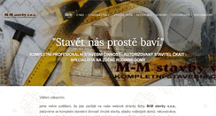 Desktop Screenshot of m-m.cz